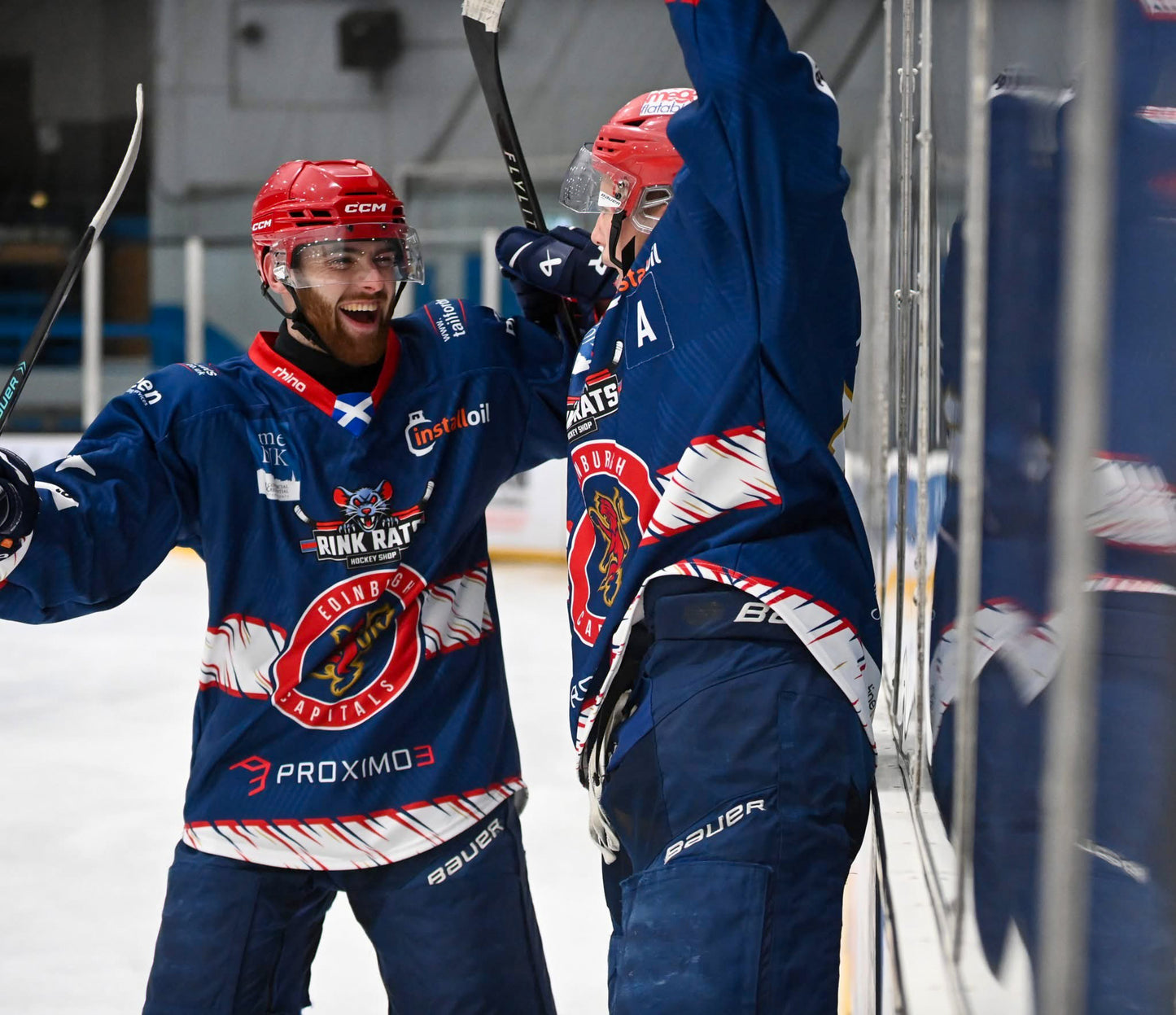 Edinburgh Capitals Away Shirt 2024-25 Season - Blue