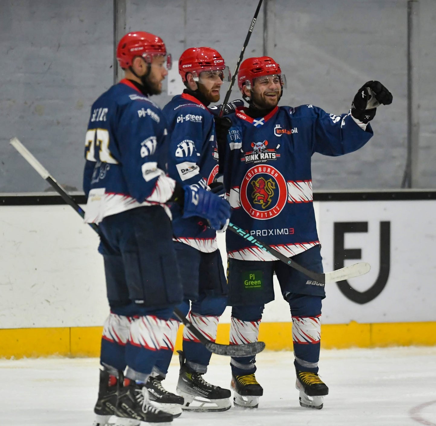 Edinburgh Capitals Away Shirt 2024-25 Season - Blue