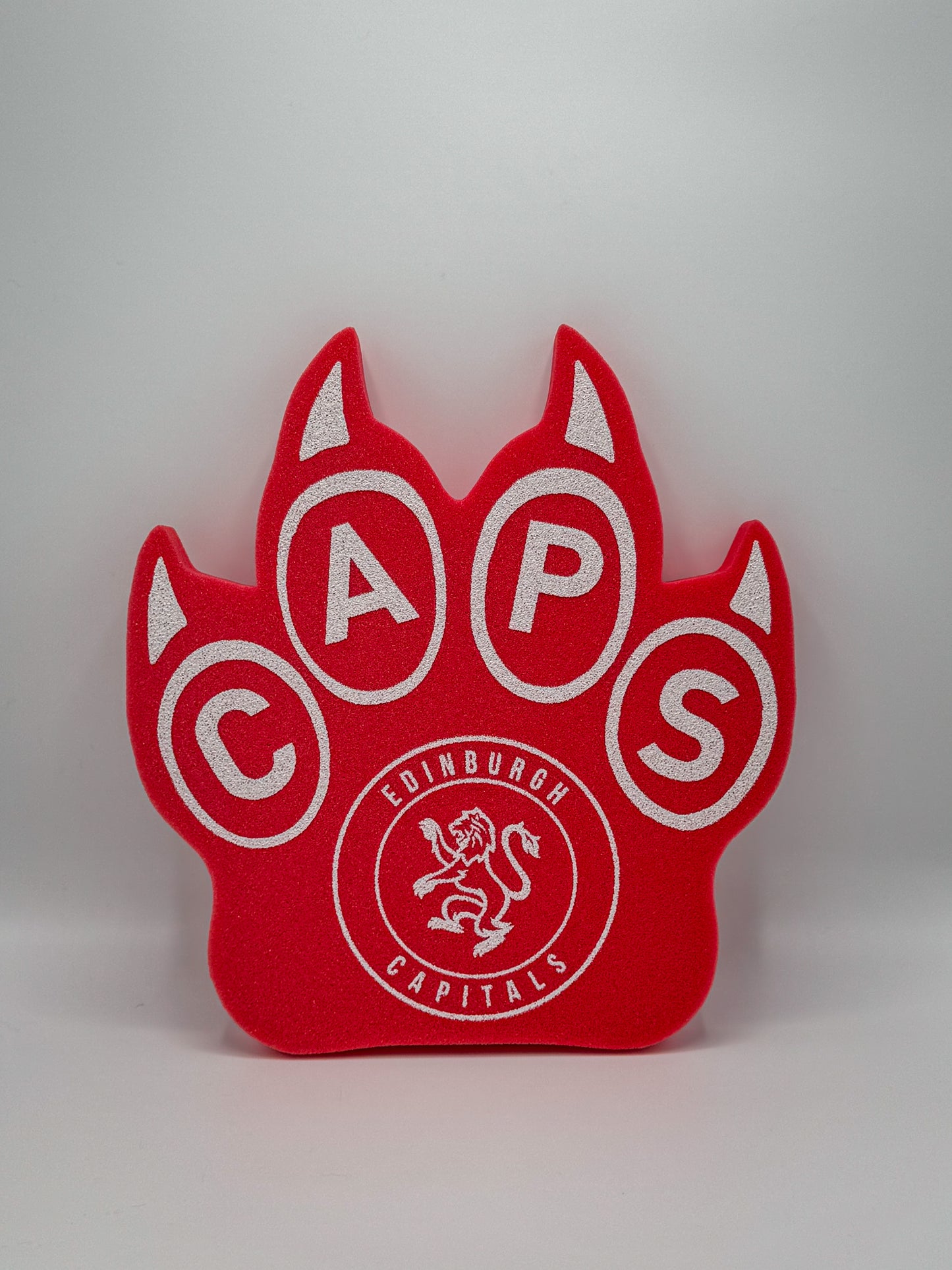 Edinburgh Capitals Foam Claws (Red/Blue)