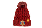 Edinburgh Capitals Heritage Knit Beanie – Highland Red