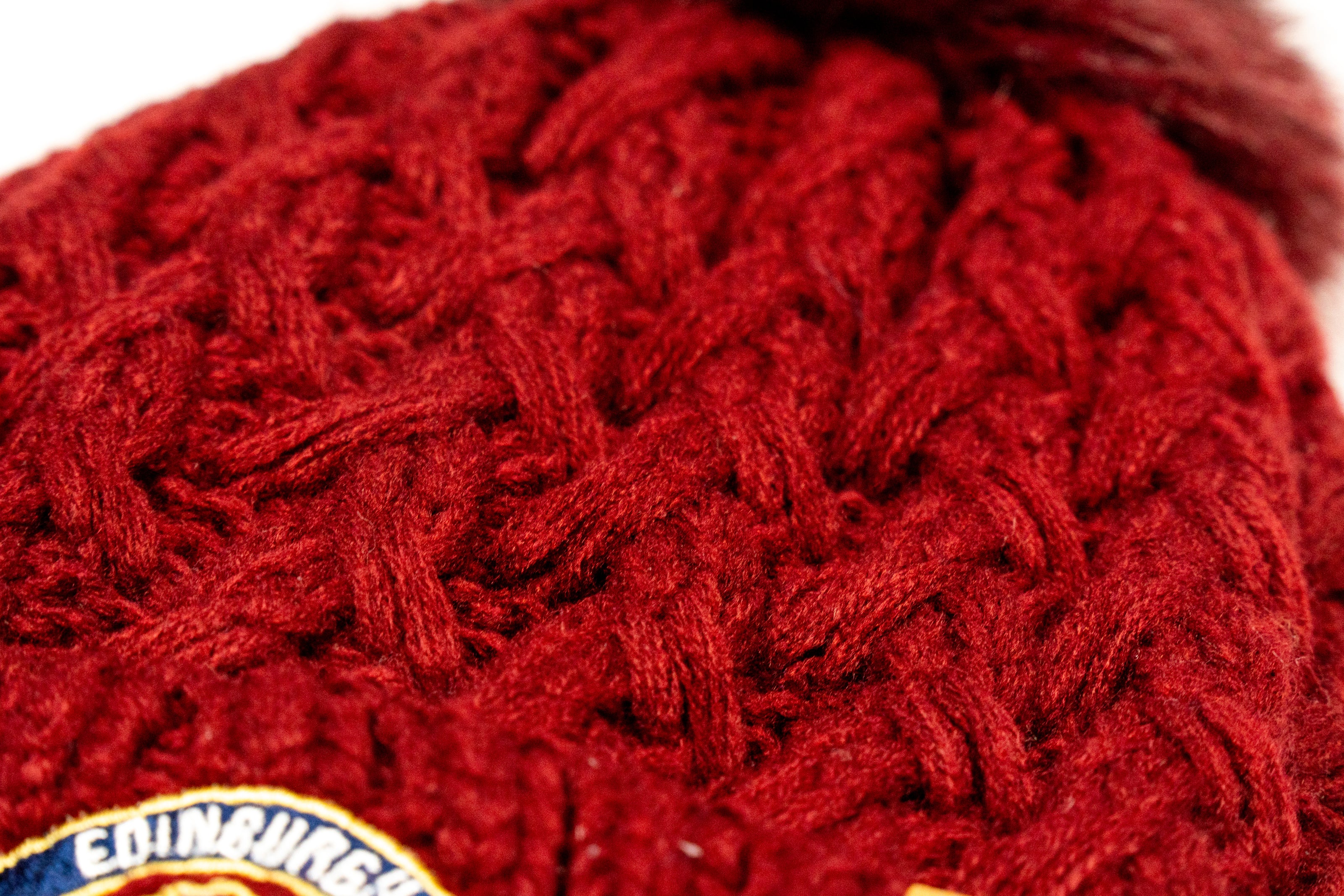 Edinburgh Capitals Heritage Knit Beanie – Highland Red