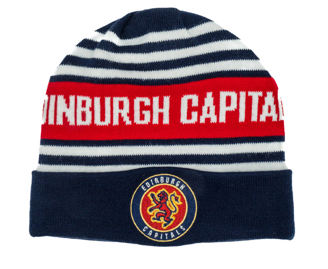 Edinburgh Capitals Reversible Striped Knit Beanie (NEW!)